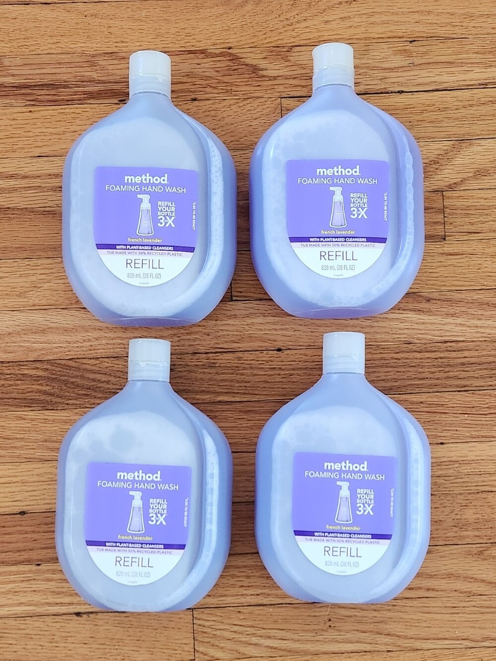 Method Foaming Hand Wash Refill - French Lavender (4 pack)
